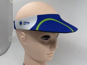Aiming Art visor/shooting cap on a plastic head