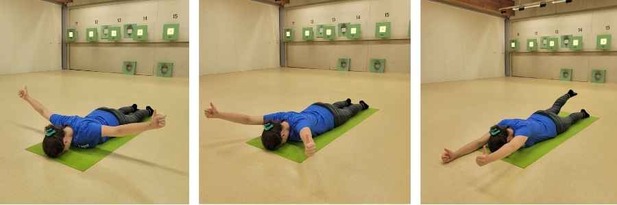 Shoulder mobility exercise: shoulder-girdle alphabet